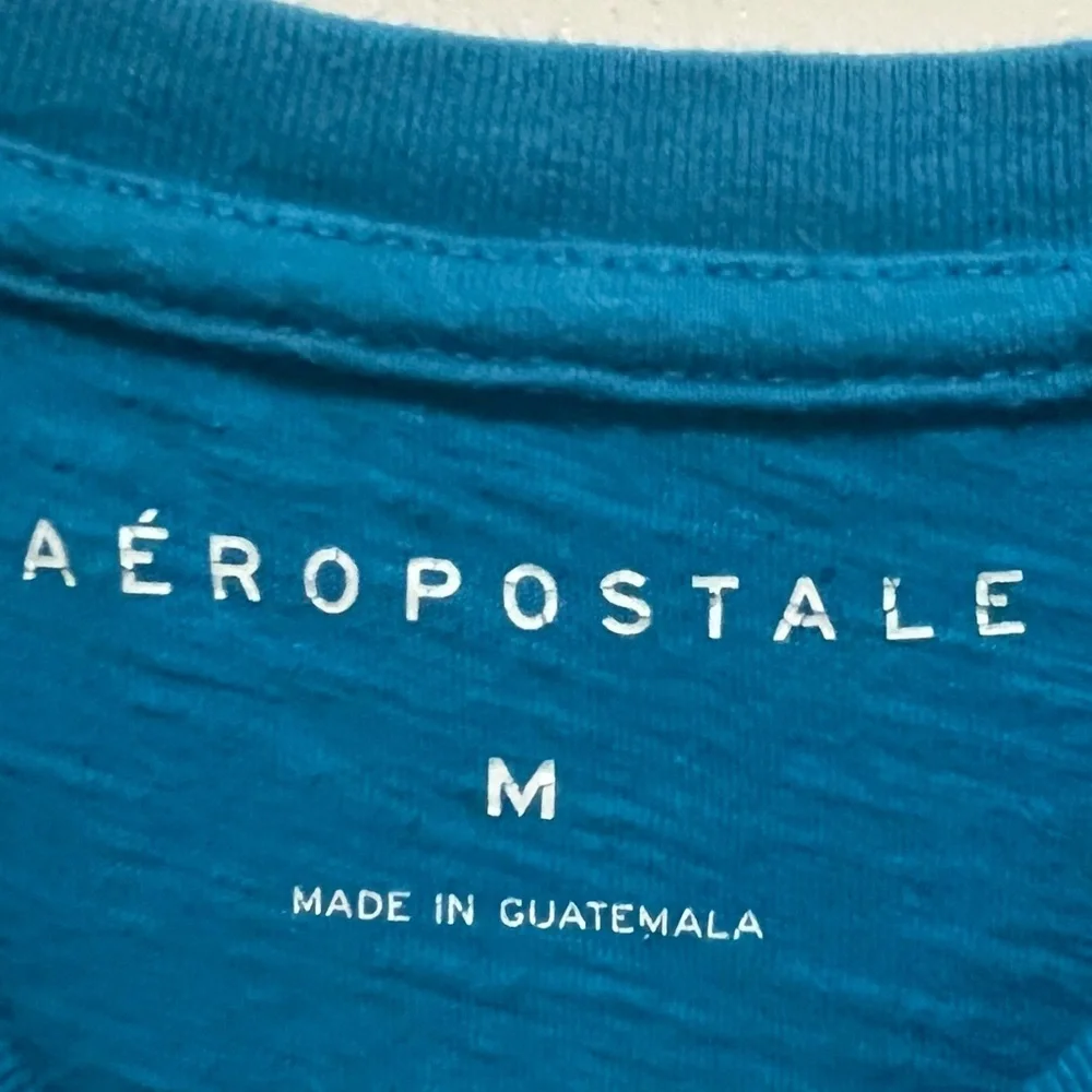 Aeropostale Men's Blue Graphic T-Shirt - Picture 3 of 4